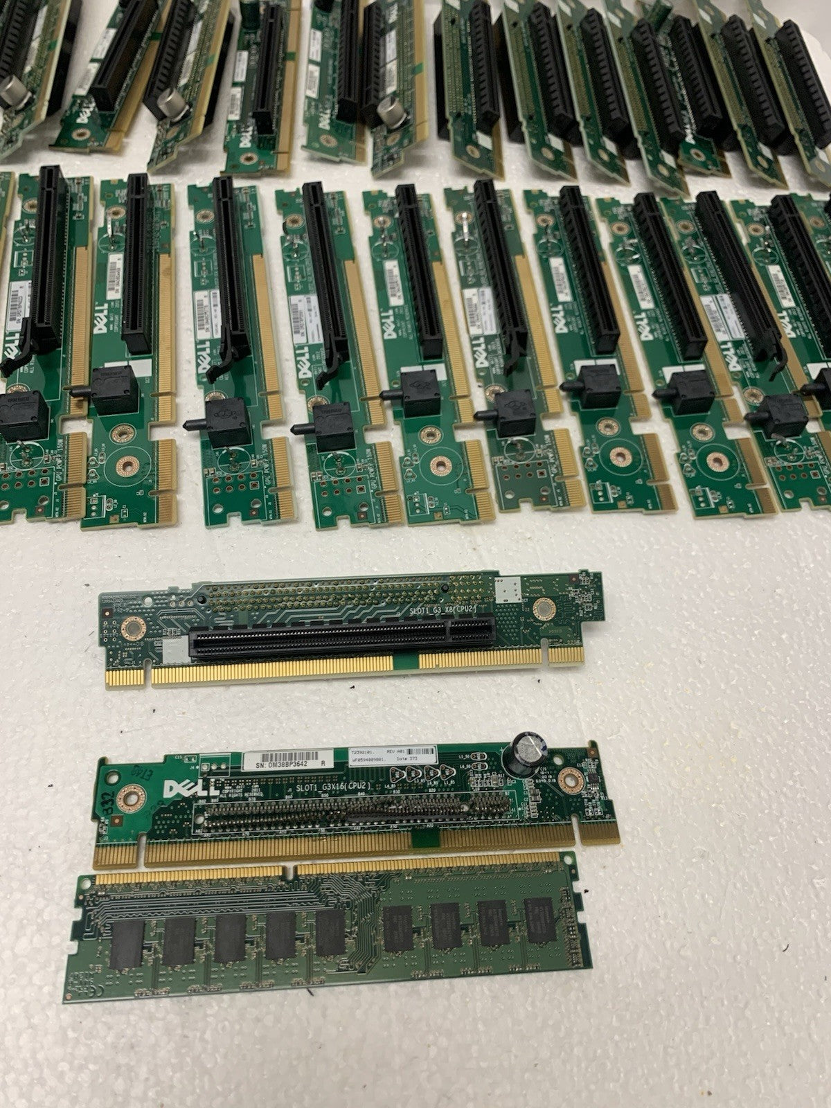 🔥  50 x High end Server Riser Boards Gold Scrap Recovery (≈ 4-6 LBs memory)