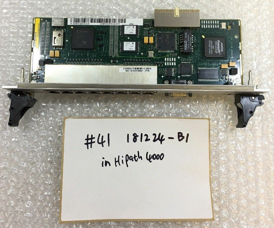 ~  Siemens Hipath 4000 RTM S30810-Q2312-X-H1 A30810-X2312-X-4-7411 MODULE