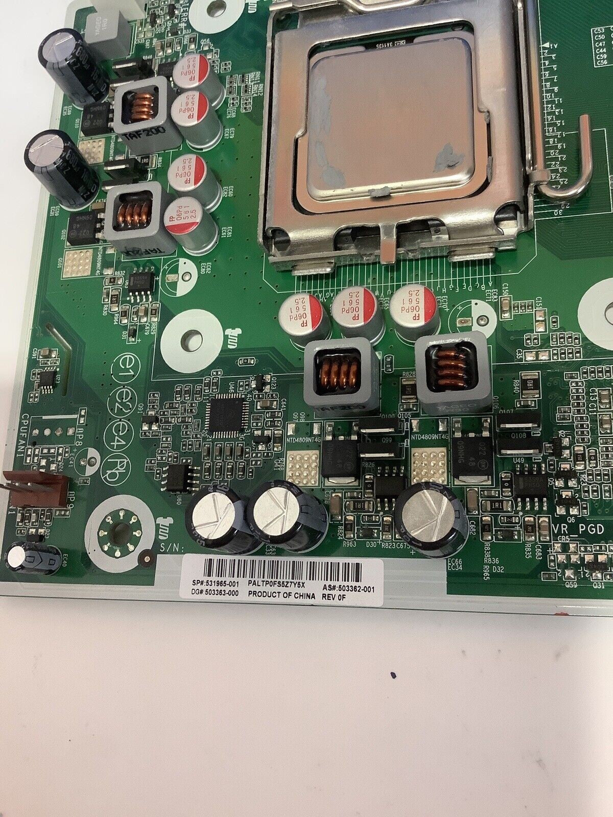 HP Compaq pro 6000 Motherboard 531965-001 503362-001 W/CPU