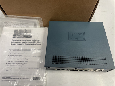 Cisco ASA 5505 V04 Adaptive Security Appliance SWITCH- New other +