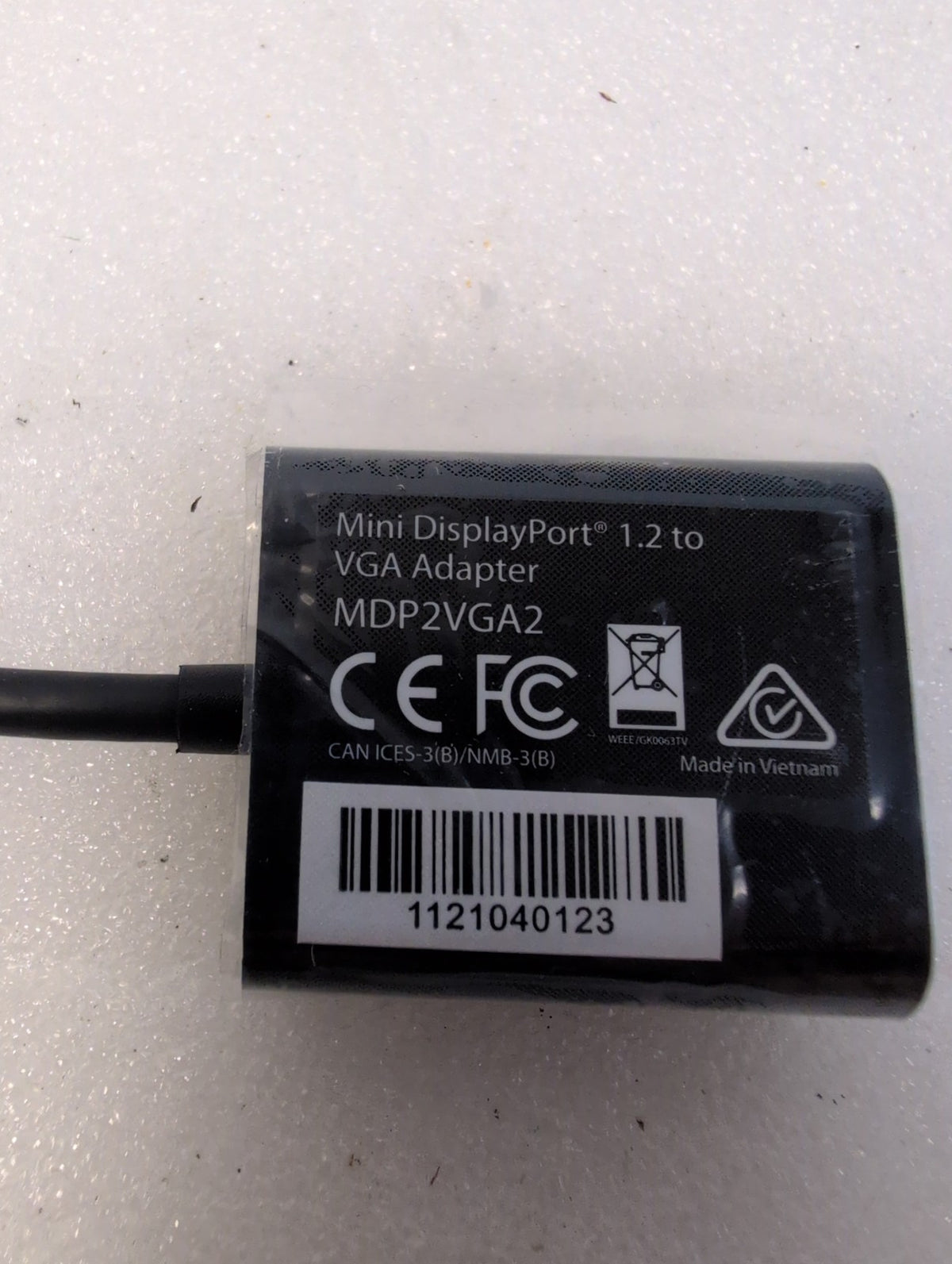 🎸 Mini DisplayPort 1.2 to VGA Adapter MDP2VGA2 Black Video Converter Cable