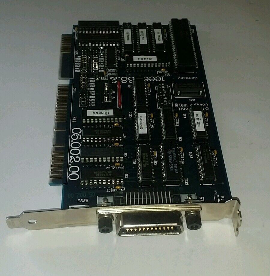 Industrial card Ines Gmbh cologne ISA interface Ieee488.2 05.002.00