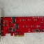~ StarTech PEX2M2 PCI-e Dual M.2 SATA SSD Controller F122-00A