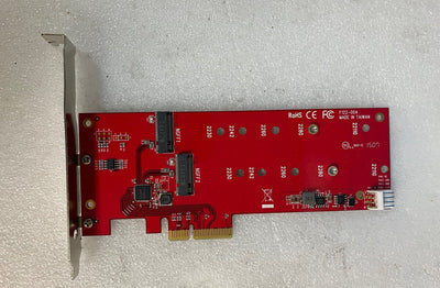 ~ StarTech PEX2M2 PCI-e Dual M.2 SATA SSD Controller F122-00A