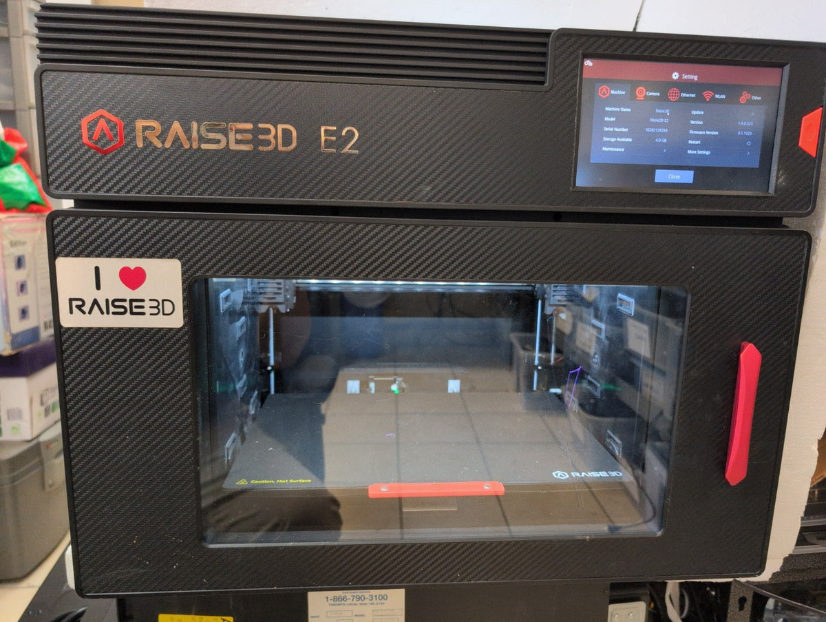🎸 Raise3D E2  Professional  IDEX 3D Printer  (AS IS , FILAMENT LOAD ISSUE)