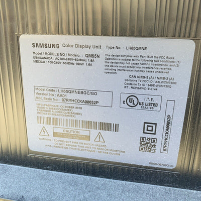 Samsung LH65QMNE TV Power Supply BN44-00955A