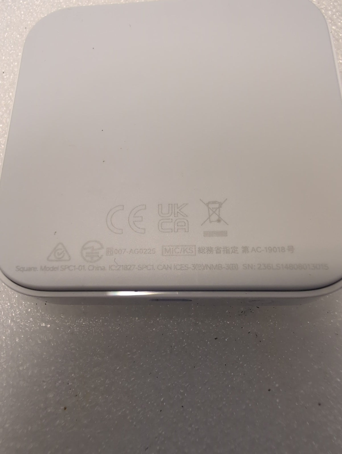 🎸 Square Contactless and Chip Card Reader SPC1-01 White POS Bluetooth
