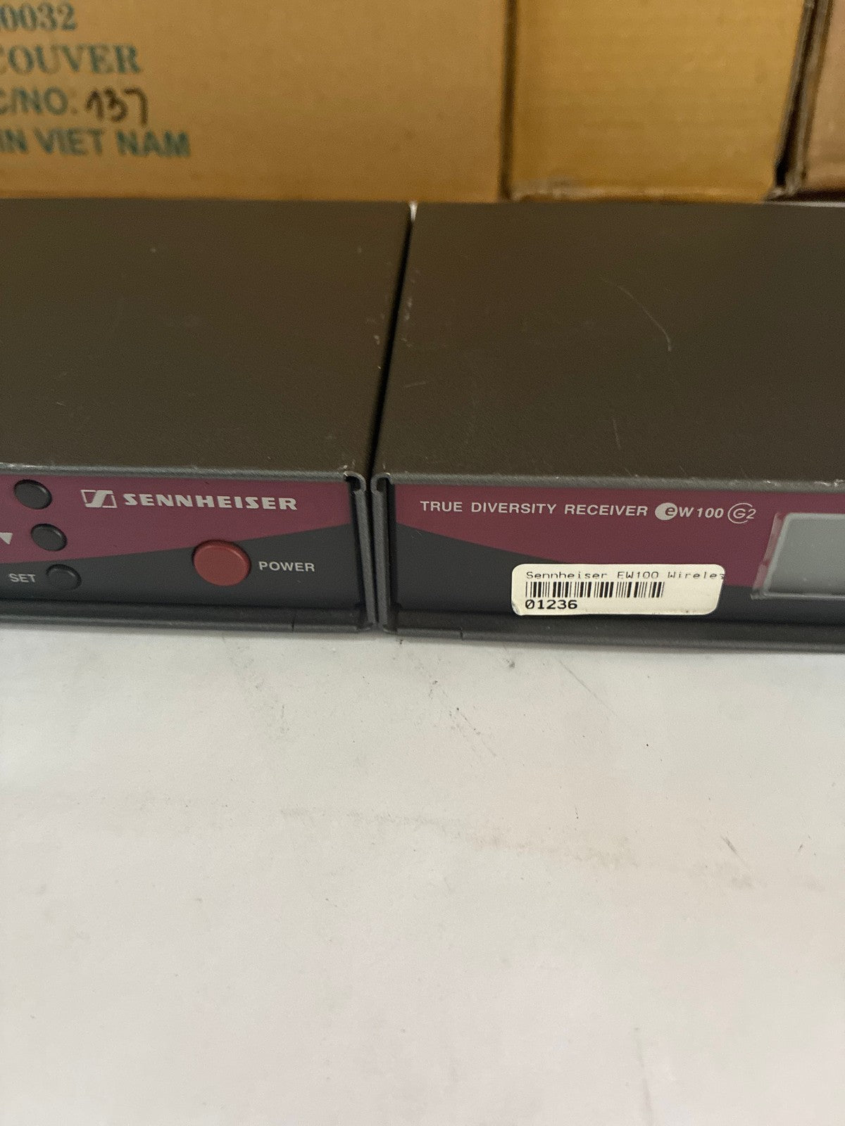 🔥 Sennheiser EW100G2 True Diversity Receiver Pair Rack Mounted 1U