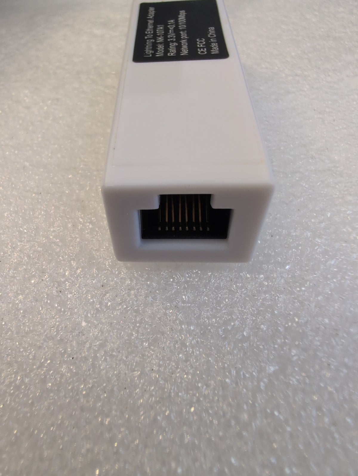 🎸 Lightning to Ethernet Adapter NK-107A1  RJ45 10/100Mbps (no MFi-Certified)