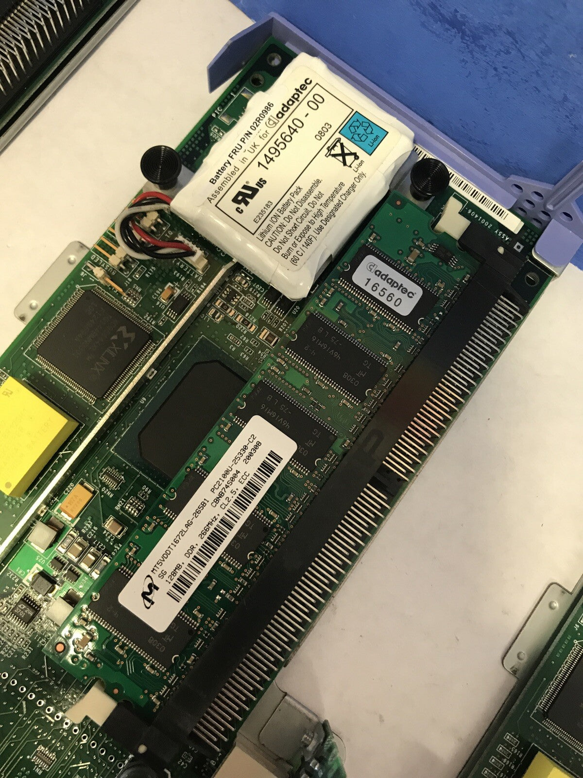 1x IBM 02R0985 Serveraid 6M Dual Channel Pcix Ultra320 Scsi Controller w/ 128Mb