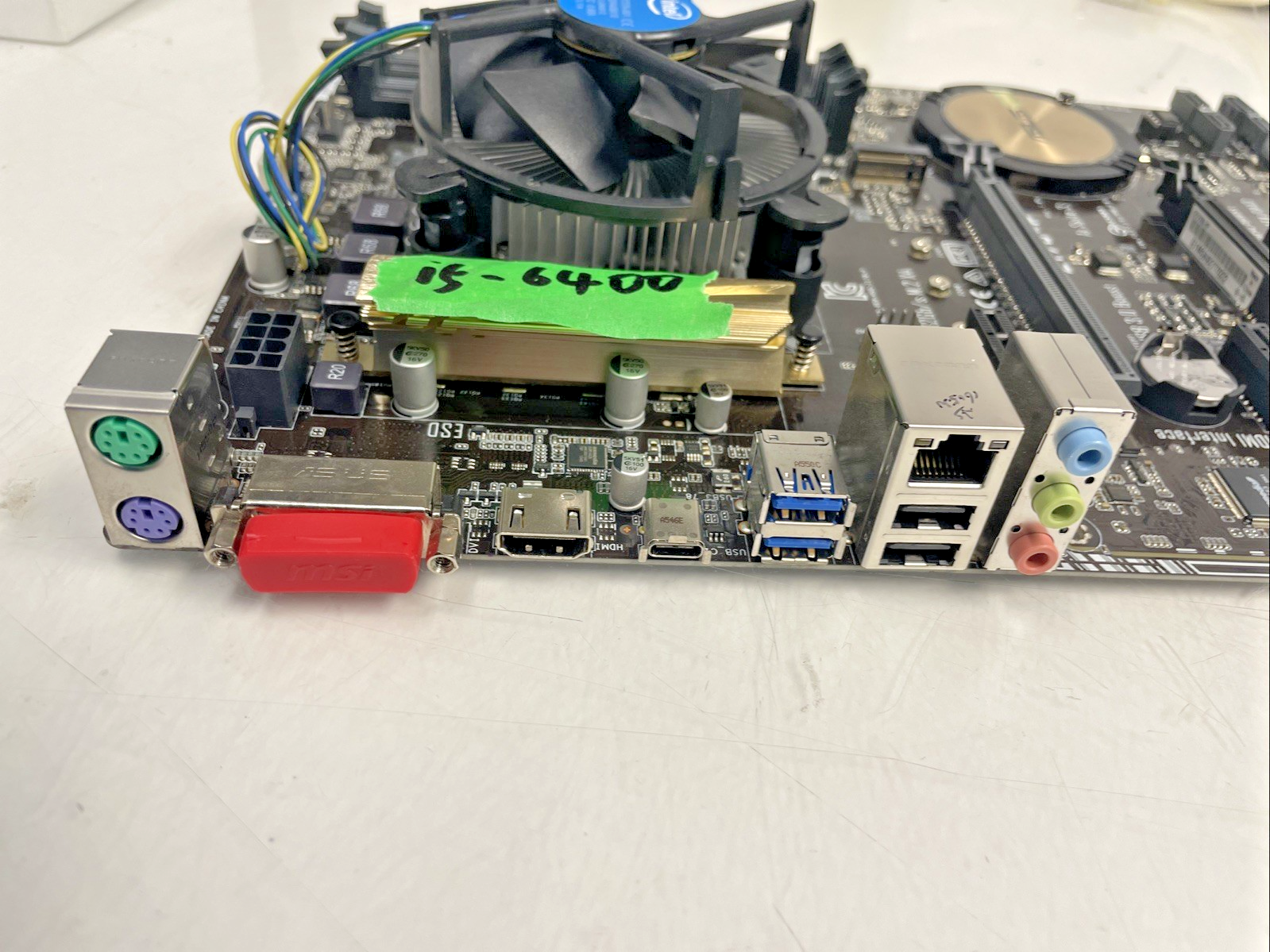 🔥 ASUS Z170-P Motherboard LGA1151 w  CPU i5-6400 and  shiled  +