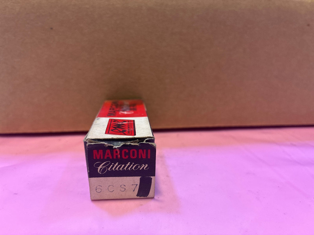 🔥 Marconi Citation 6CS7 Vacuum Tube NOS in Original Box Vintage Audio