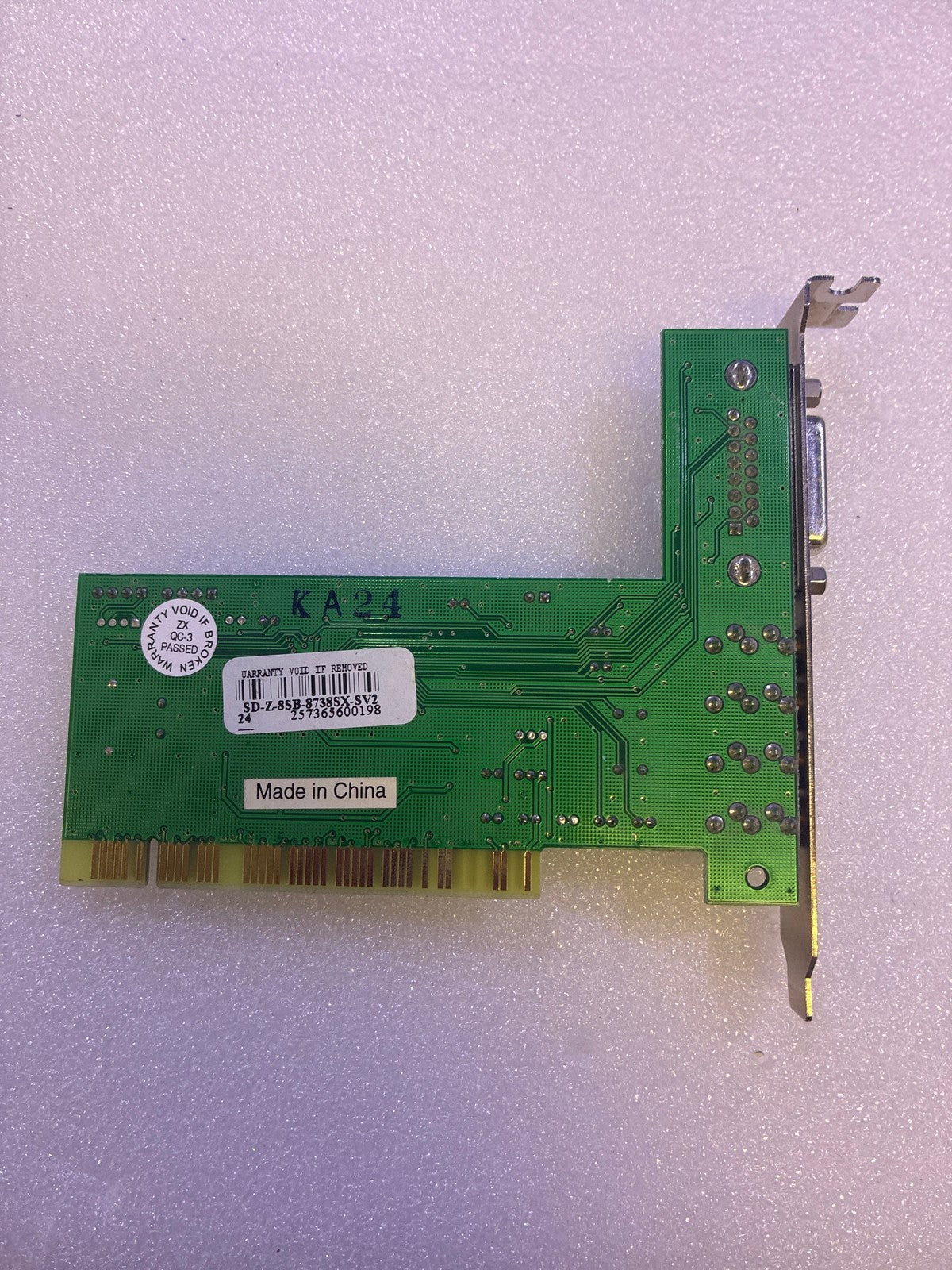🔥 C-Media CMI8738 PCI Sound Card OS-3338 Rev 1.0 with Game/MIDI Port