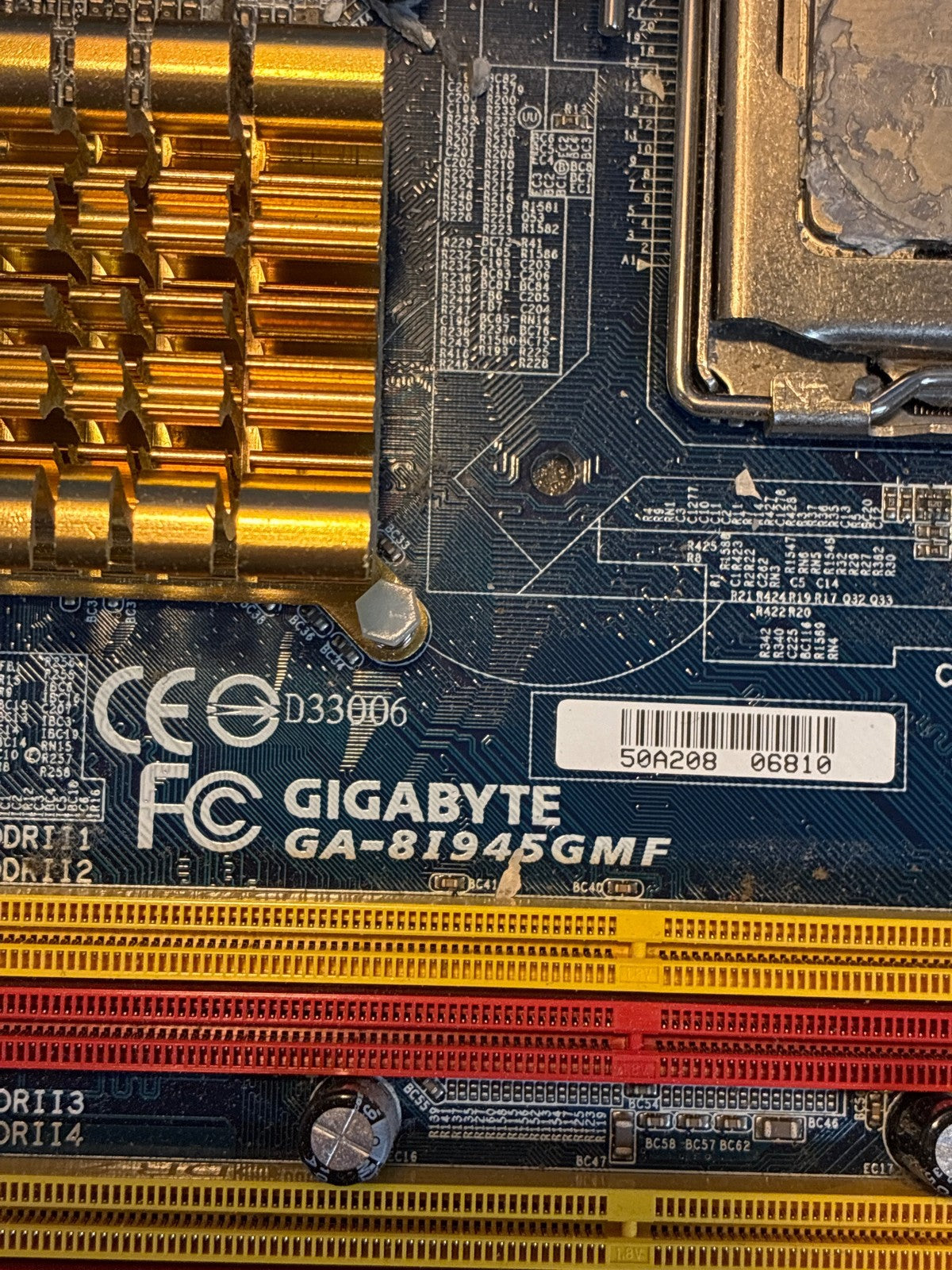 🔥 Gigabyte GA-8I945GMF Socket 775 Motherboard with Intel Pentium D 920 CPU