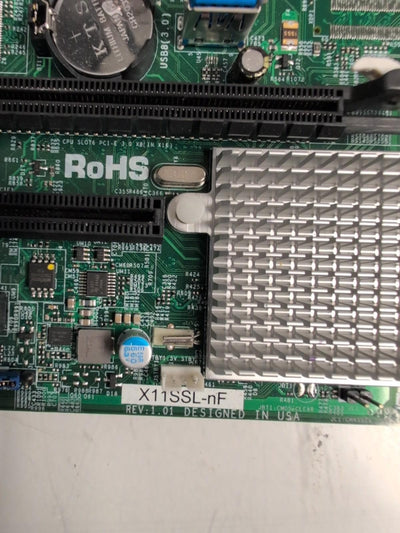 Supermicro X11SSL-nF Intel C232 LGA 1151 DDR4 Server Motherboard W/ E3-1230 V6 -