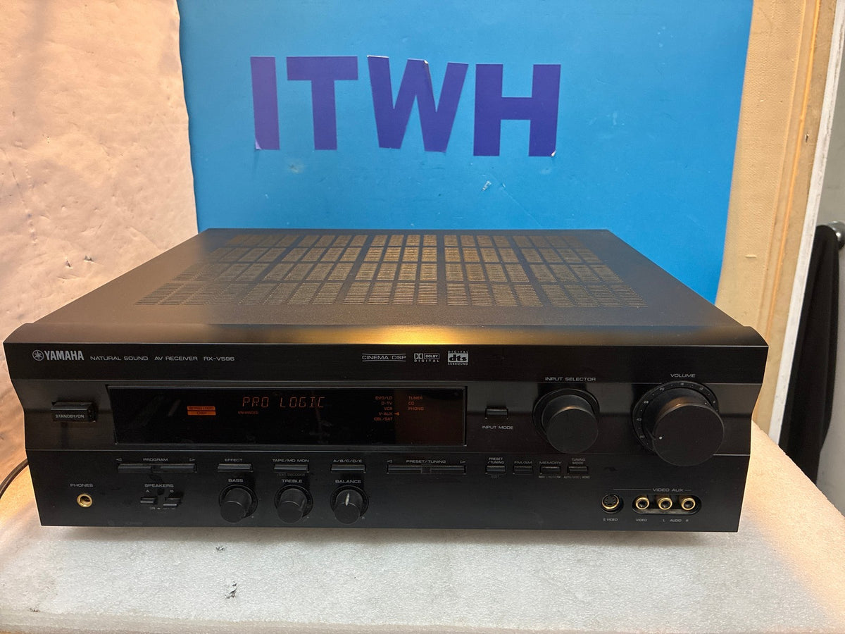 Nice ~ 🔥 Yamaha RX-V596 Natural Sound AV Receiver Dolby Digital DTS Black