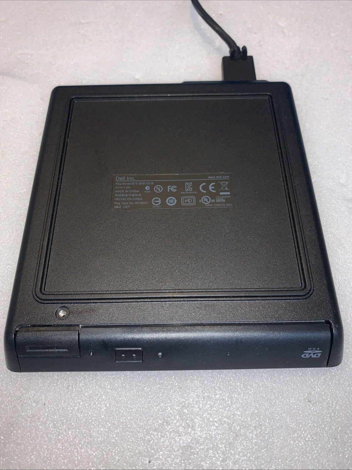 Dell K01B External Optical Drive DVD/CD drive w/ eSATA cable
