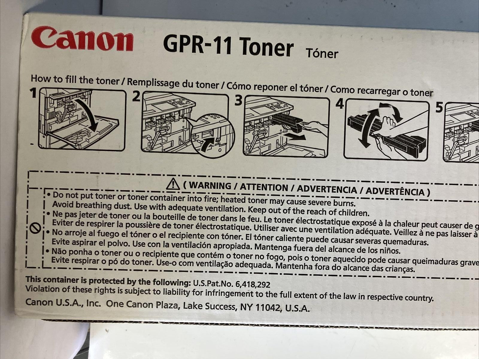 (New Sealed) GPR-11 Toner Yellow For C3200 / C3220G / C3220 / C3220N 7626A001 ~