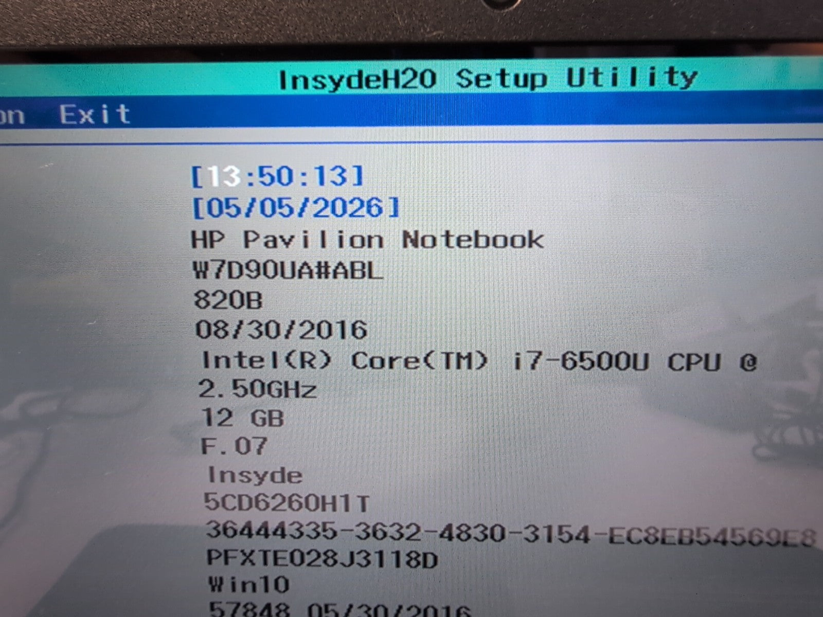 🔥(AS IS, READ) HP Pavilion 15-au043ca i7 Laptop 15.6"/ i7-6500U/NO RAM/NO SSD -