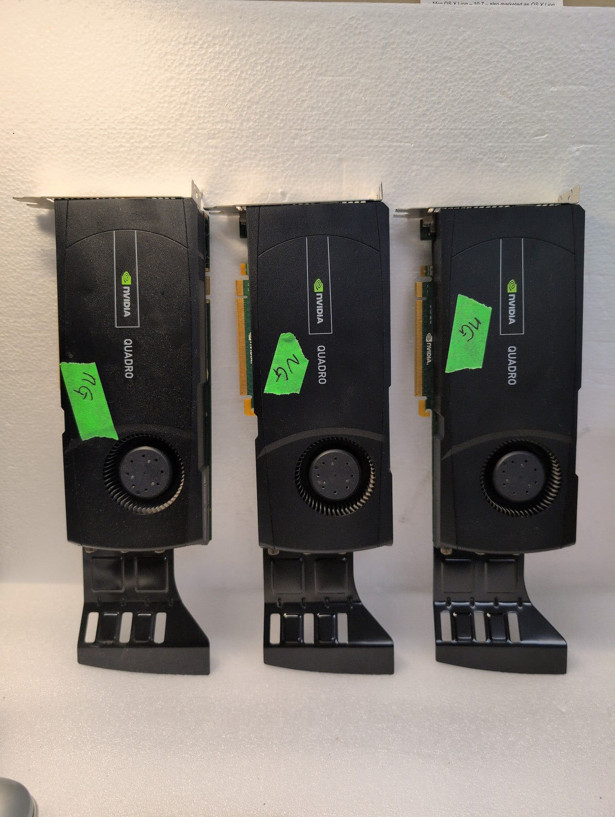 🎸 3x JFN25 NVIDIA Quadro 5000 2.5GB GDDR5 Workstation Graphics Card (For Parts)