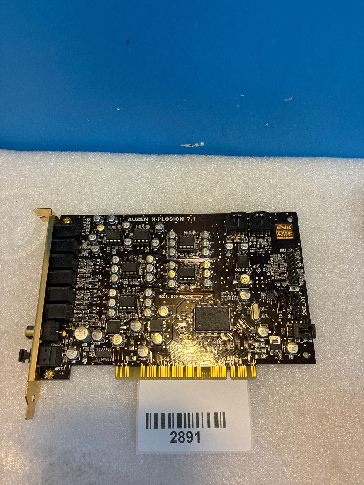 🔥 Auzen X-Plosion 7.1 BGI-HDAXP-D PCI Sound Card 7.1 Channel DTS Dolby