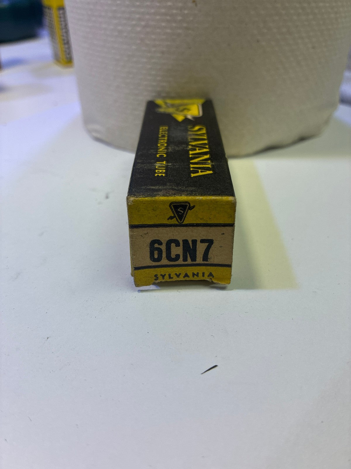 🔥 Sylvania 6CN7 Vacuum Tube in Original Box Vintage NOS Electronic Tube
