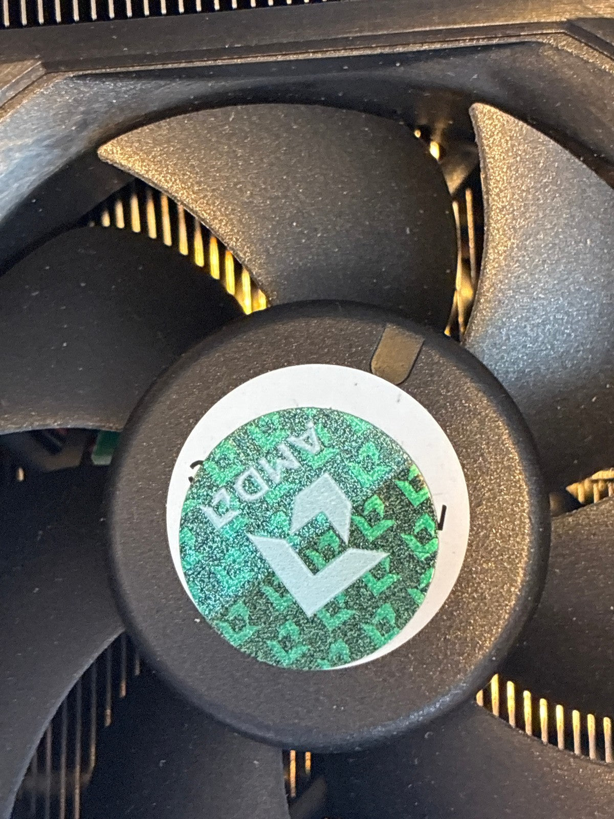 🔥 AMD Stock CPU Cooler Copper Core Heatsink Fan 4-Pin New Black For AMD