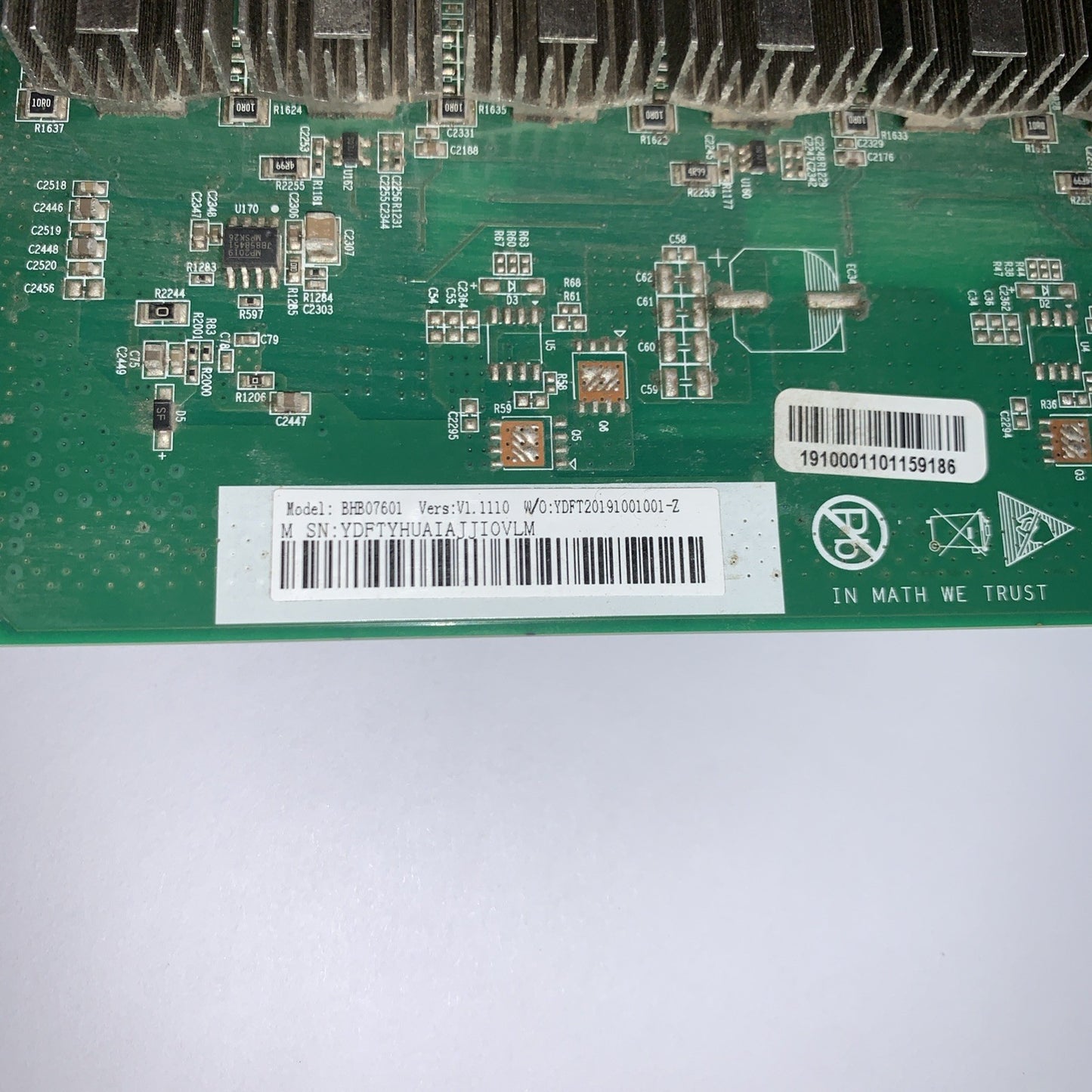 Bitmain  (40TH) Antminer T17 hashboard BHB07601