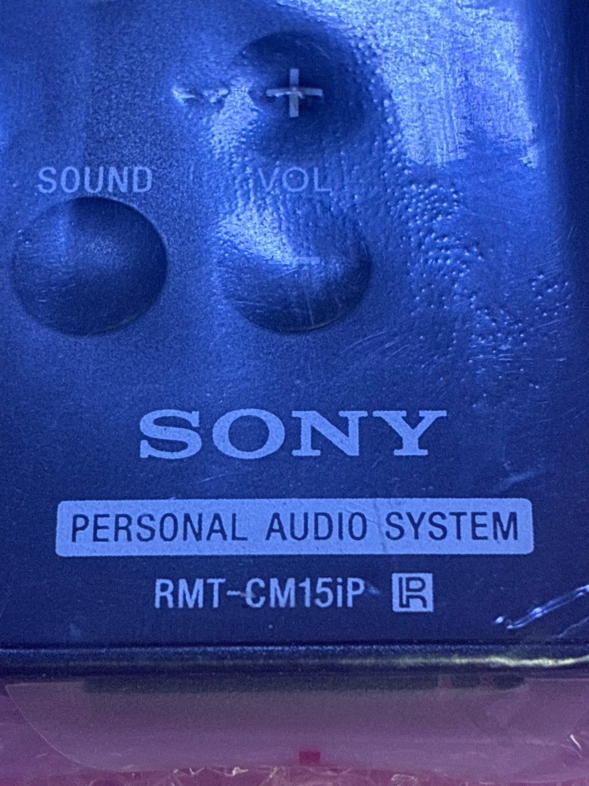 🔥 Sony RMT-CM15iP Personal Audio System Infrared Remote Control Black