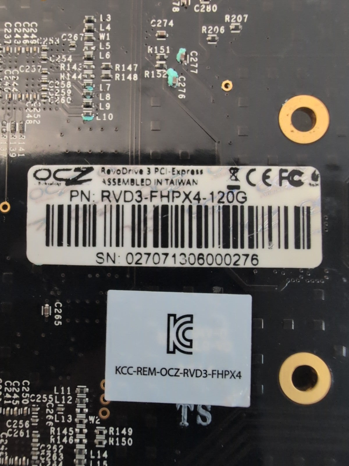 🔥 OCZ RevoDrive 120GB 3 Expansion PCi-Express RVD3-FHPX4-120G SSD -