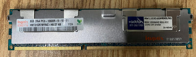 ~Lot 4x Hynix 8 GB RAM 2Rx4 PC3-10600R-9-10-E1 HMT31GR7BFR4C-H9 D7 AB Server RAM