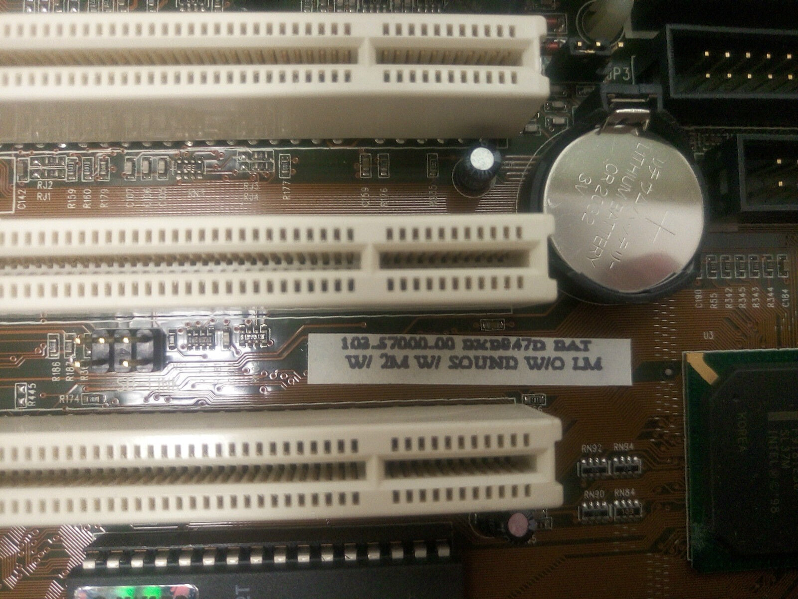 BXB8470D 103-57000-00 MAINBOARD motherboard W/P450 CPU