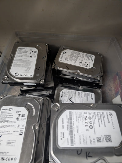 🔥 Lot of 20 Mixed Brand 500GB SATA 3.5" Desktop Hard Drive HDD Tested -