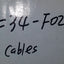 Lot of 4 Molex SFP to SFP Fibre Optic Interconnect Cables p/n 73929-0036