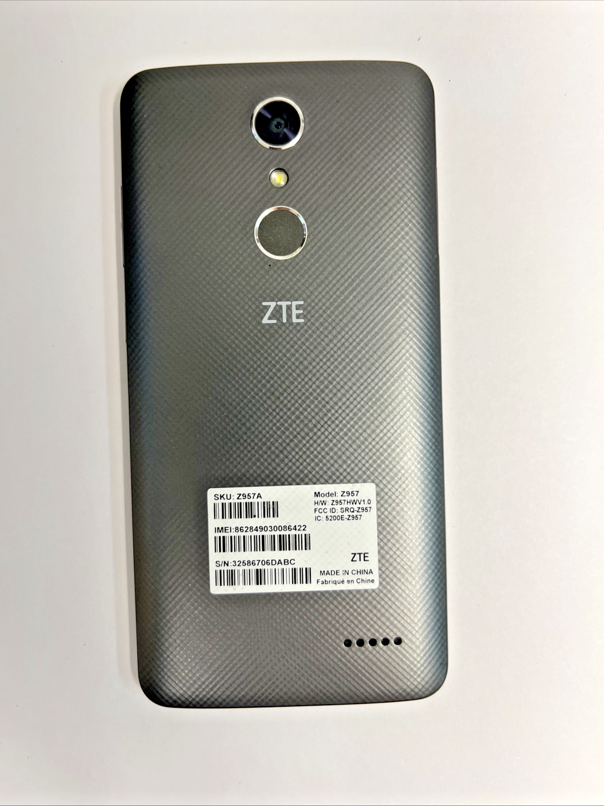 🔥 ZTE Grand X4 Z957 16GB Black Android Smartphone Unlocked GSM - Working #