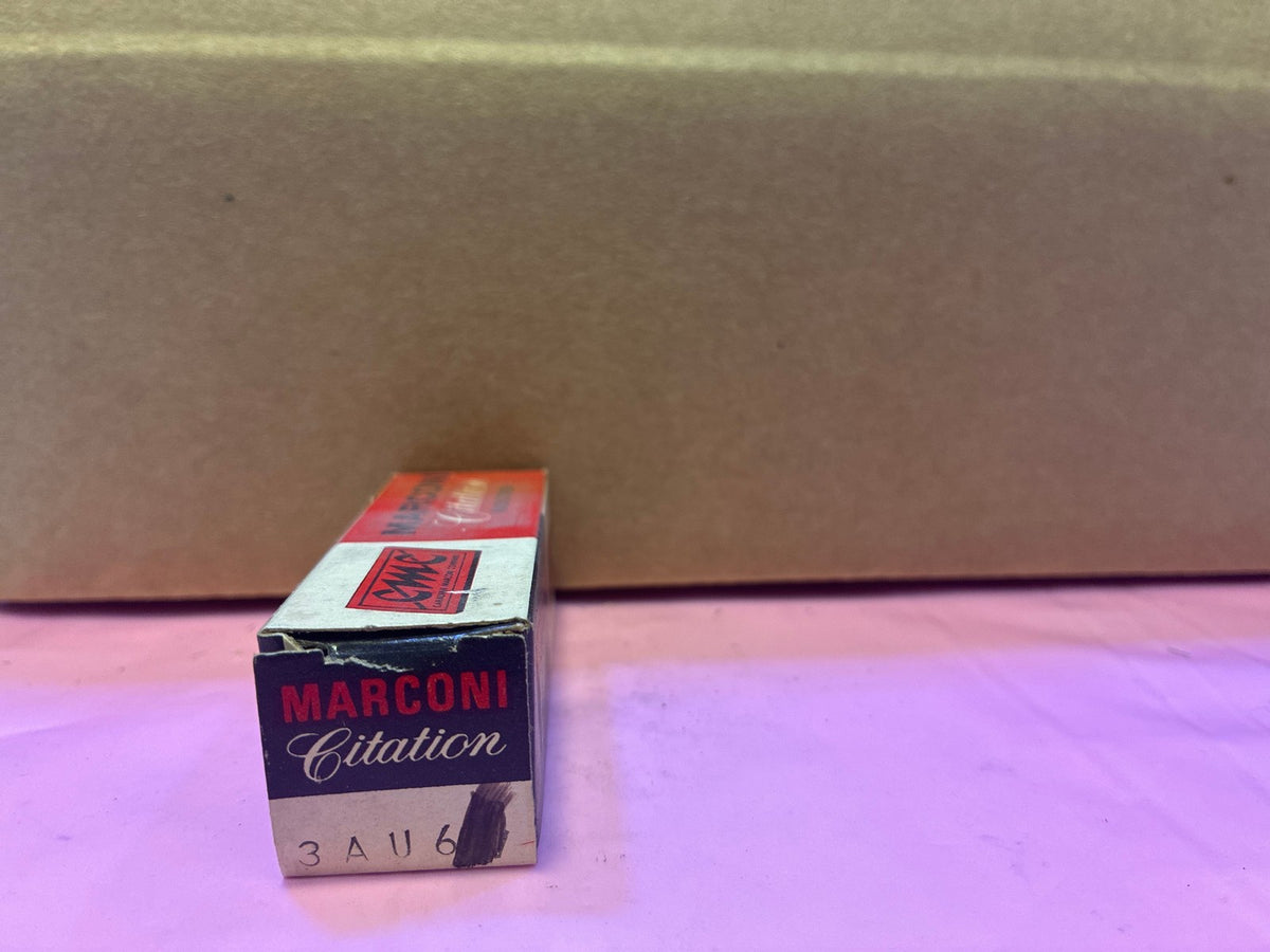 🔥 Marconi Citation 3AU6 Vacuum Tube NOS Vintage in Original Box