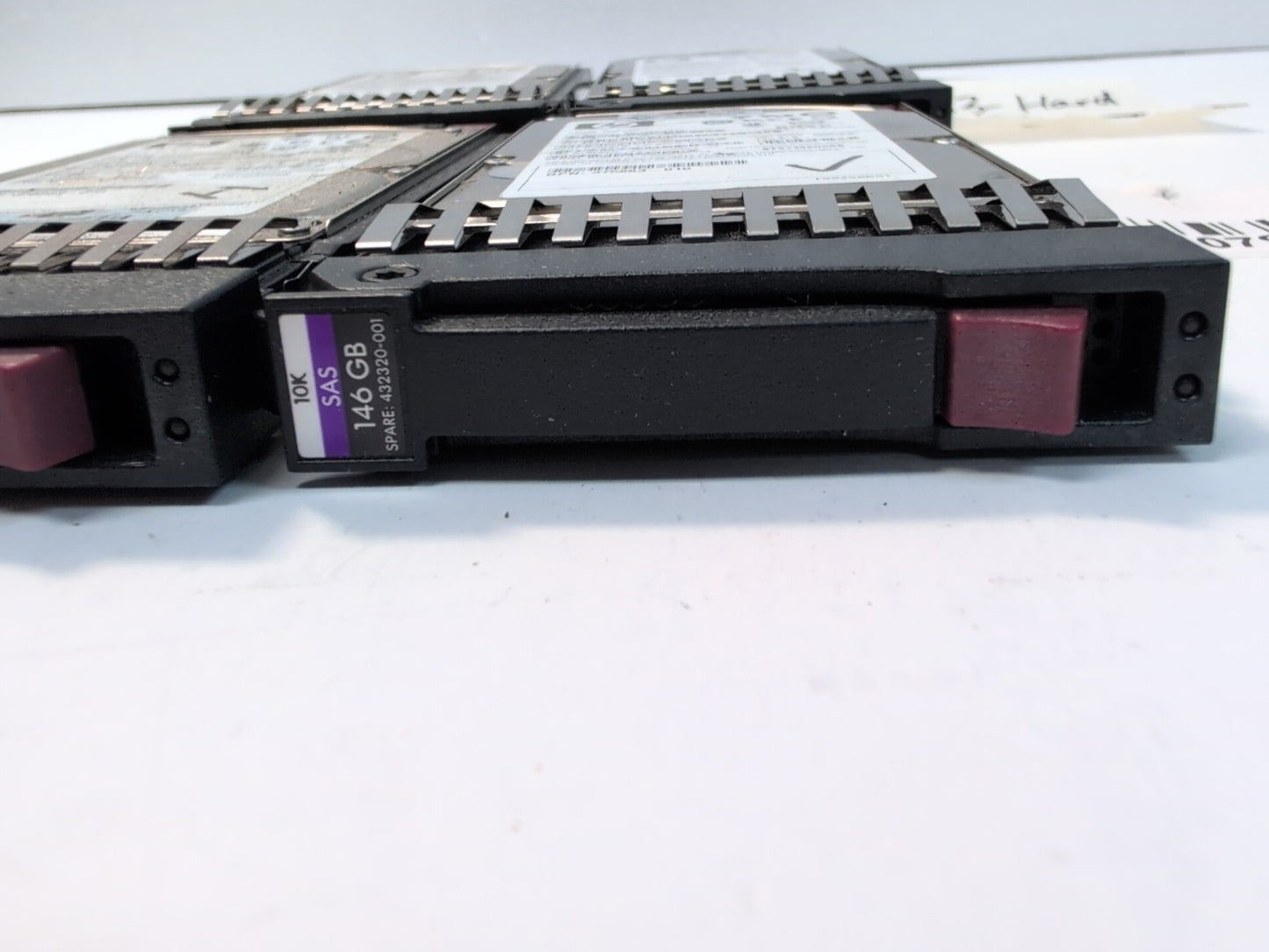 4x HP 432320-001 430165-003  2.5" 146GB 10K RPM SAS Hard Drive With Caddy -