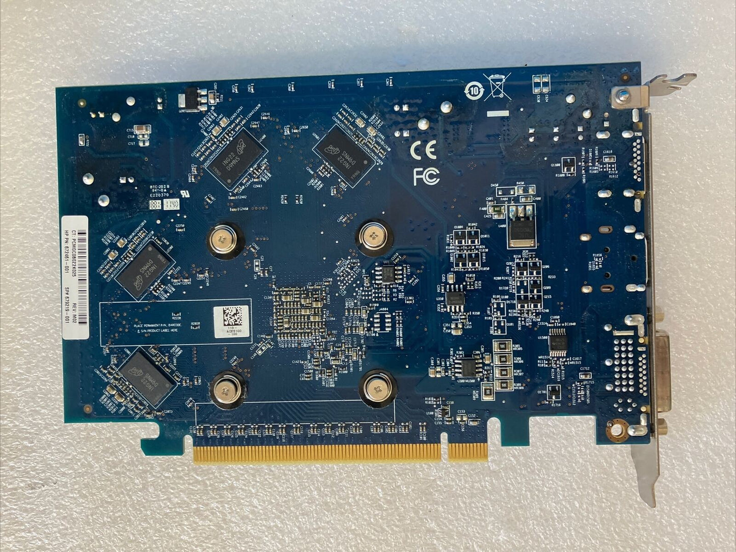HP PEGATRON Radeon HD 7570 DDR3 HDMI DVI DP 1GB Graphics Video Card 672461-001 ~