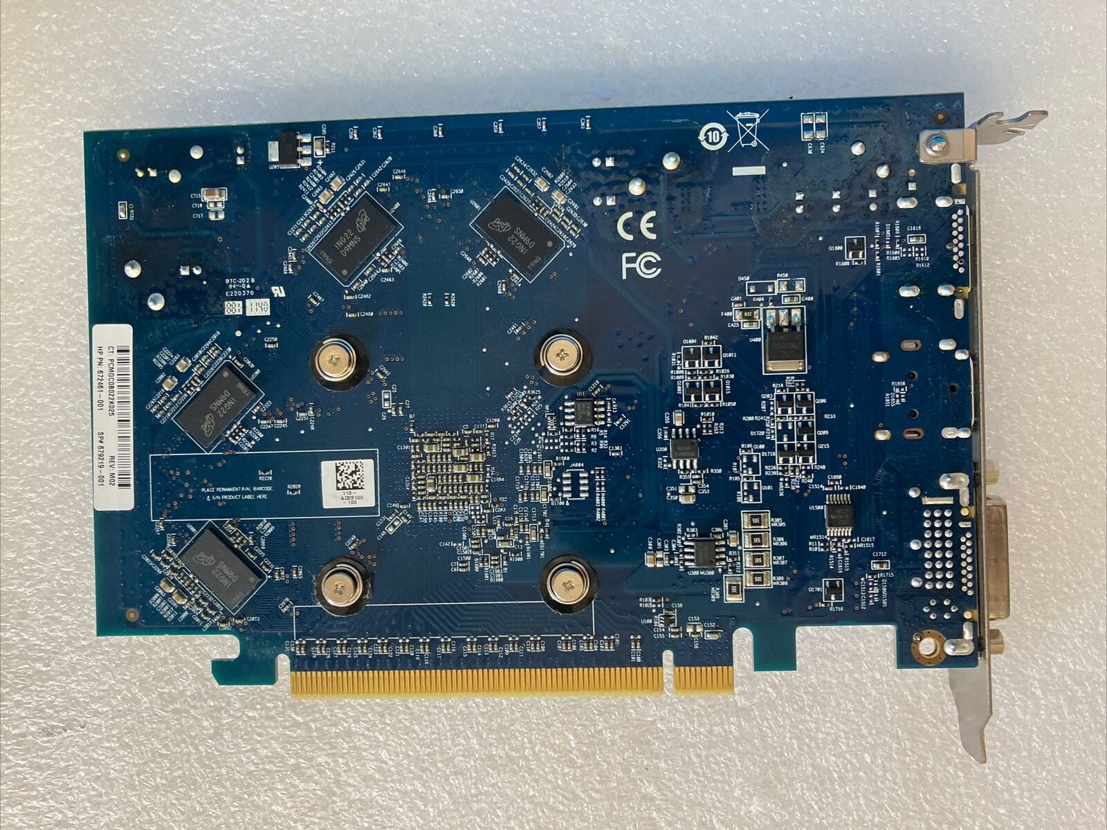 HP PEGATRON Radeon HD 7570 DDR3 HDMI DVI DP 1GB Graphics Video Card 672461-001 ~