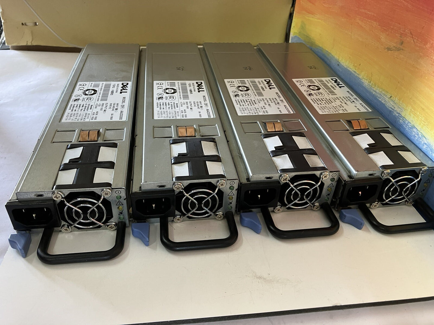 ~ Lot of 4 Dell PowerEdge Server Power Supply Module 550W AA23300 0JD090 JD090