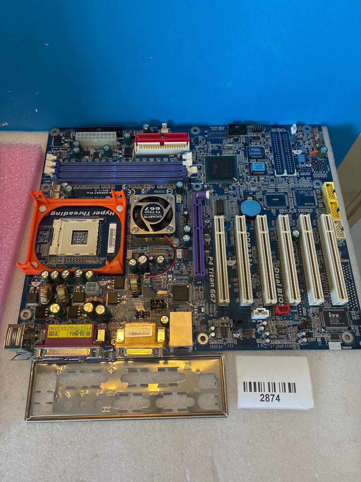 🔥 Gigabyte GA-8GE667 Pro Rev 1.2 Socket 478 ATX Motherboard Intel