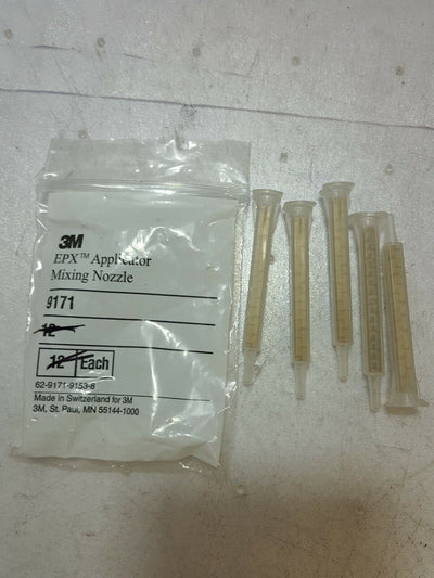 50=10x5  NEW 3M  EPX Mixing Nozzle 9171 Square Gold, 5.3 mm