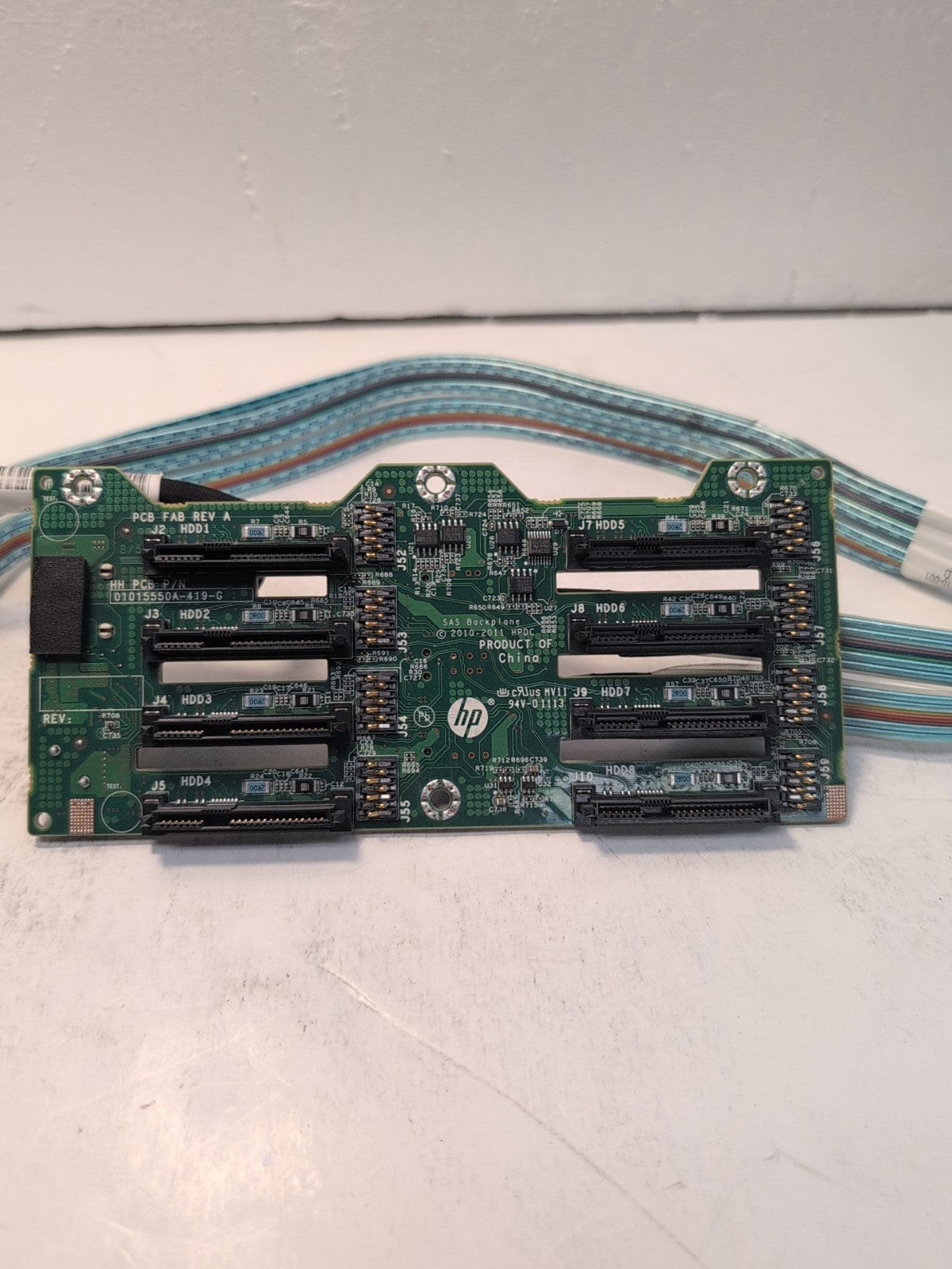 🔥  Genuine HP Proliant DL380p  G8 SAS Drive Backplane 643705-001 w/ Cable -