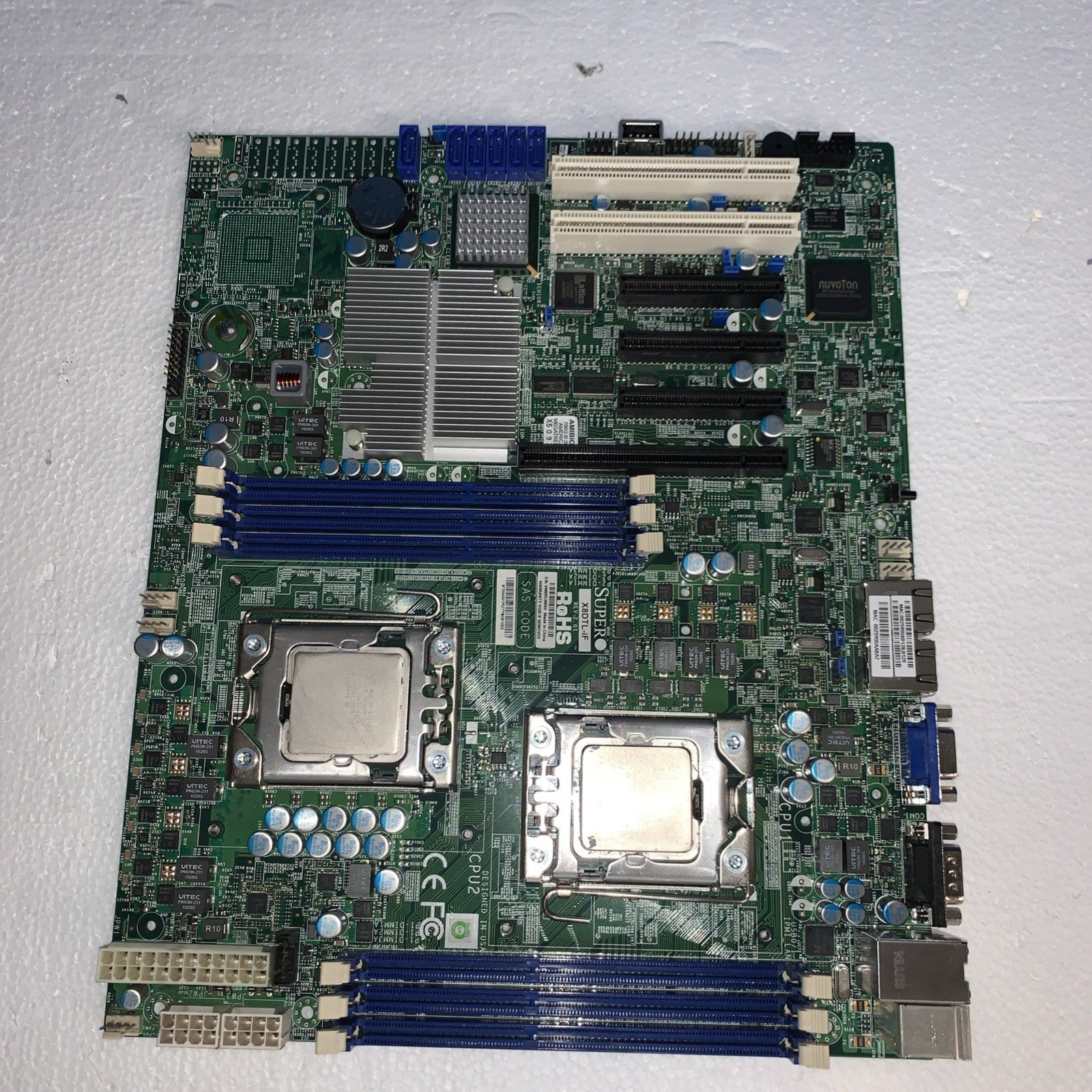 Supermicro X8DTL-iF LGA1366 ATX Server motherboard 2x Intel Xeon E5620