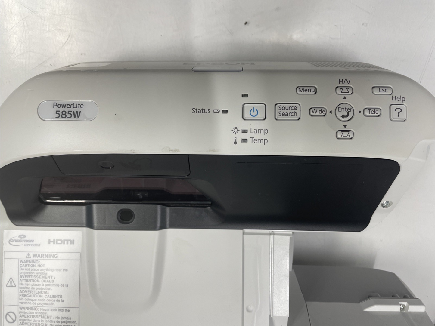 EPSON H602A  585W HDMI VGA LCD Projector With remote 225 hours