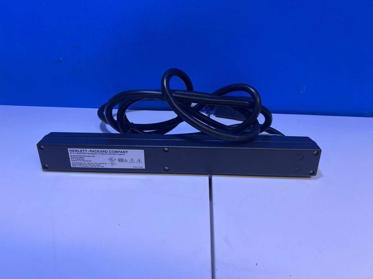 🔥 HP Modular PDU Extension Bar EO4600 228480-001 12A Rack-Mount Black #