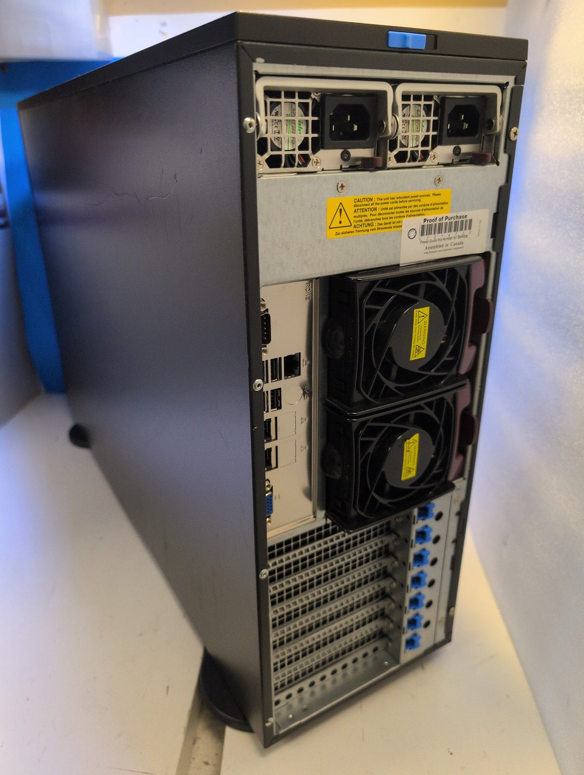 🎸 Supermicro SuperServer 745-9 7047R-72RF Tower Xeon E5-2609 v2 8GB RAM NO HDD
