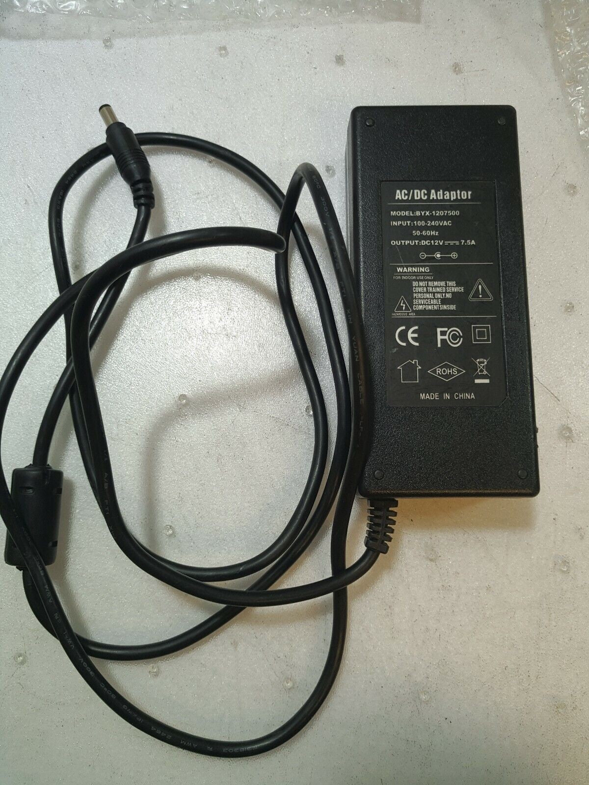 Universal DTU-1631 /DTU-2231 COMPATIBLE AC/DC 12V 7.5A Power Adapter BYX-1207500