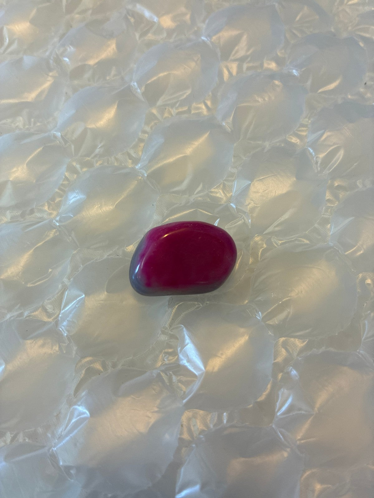 🔥 Natural Ruby Cabochon Loose Gemstone Freeform Oval Deep Red approx 5g