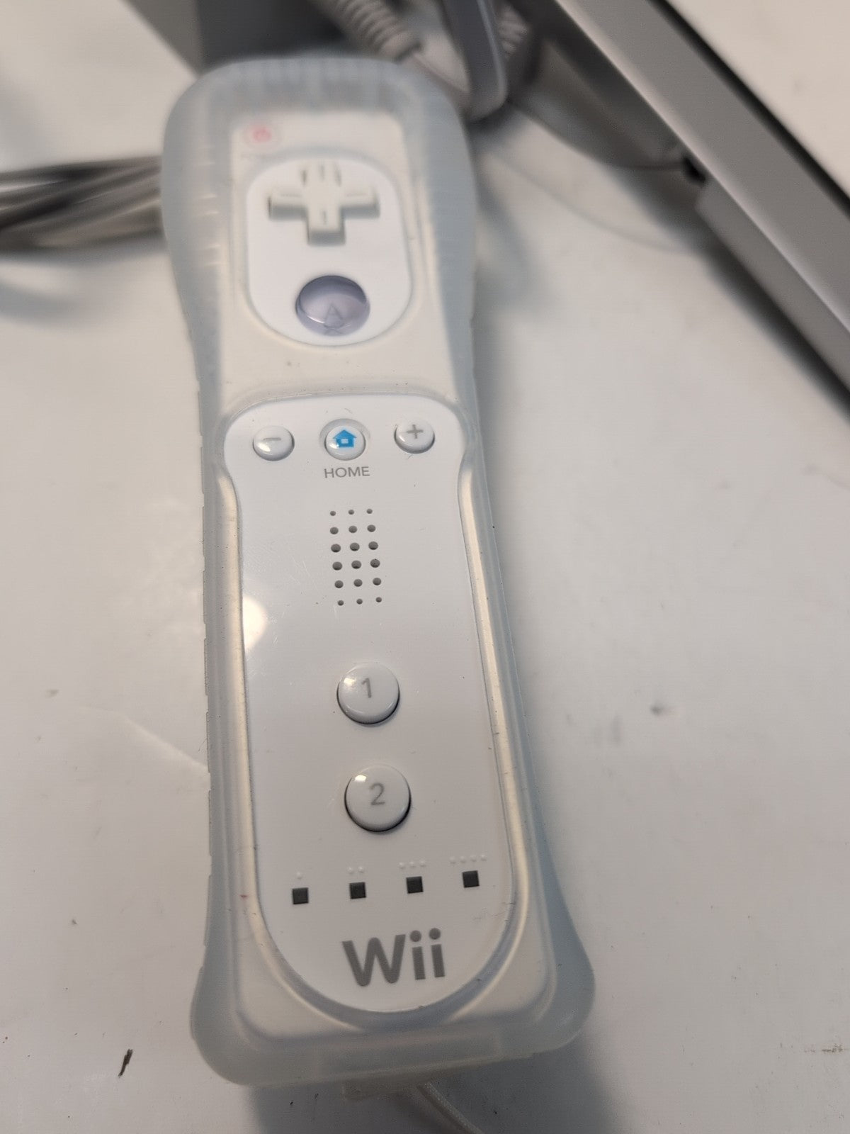 🔥 Nintendo RVL-001 USA Wii Console w/ Controller, Sensor, Cables, Game Disk -